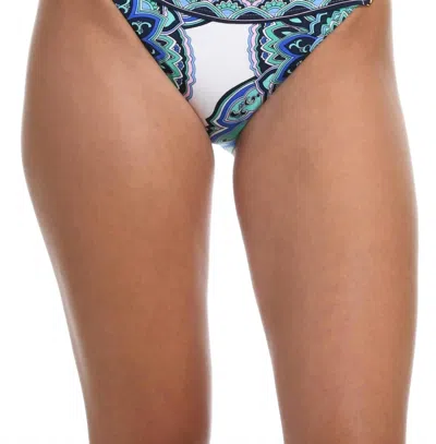 Sunshine 79 French Cut Bikini Bottom In Mellow Medallion In Blue
