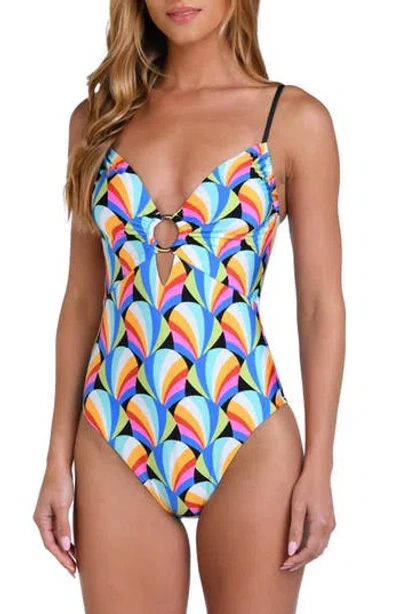 Sunshine 79 Hang Loose O-ring One-piece Swimsuit In Multi