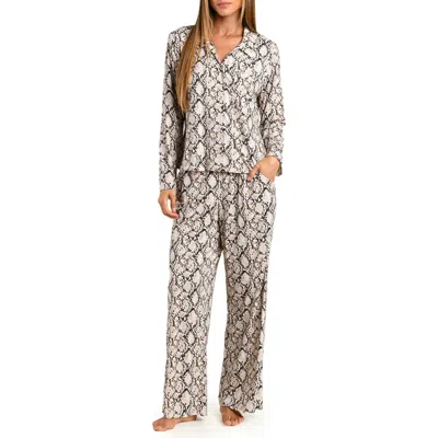 Sunshine 79 Island Serpent Pajamas In Gray