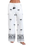 Sunshine 79 Ivory Coast Cover-up Beach Pants In White