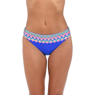 Sunshine 79 Jewel Hipster Bikini Bottoms In Blue