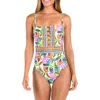 Sunshine 79 Jungle Bandeau One-piece Swimsuit
