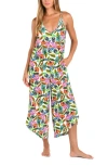 Sunshine 79 Jungle Crop Wide Leg Cover-up Jumpsuit