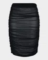 Sunshine 79 Maximal Mesh Convertible Midi Skirt In Black