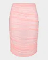 Sunshine 79 Maximal Mesh Convertible Midi Skirt In Blossom