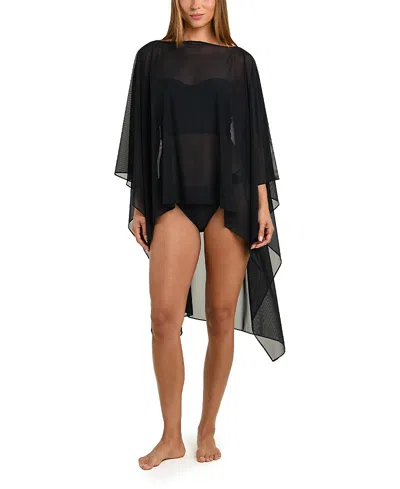 Sunshine 79 Maximal Mesh Tunic In Black