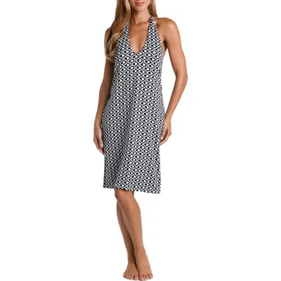 Sunshine 79 Mod Midi Cover-up Dress In Black