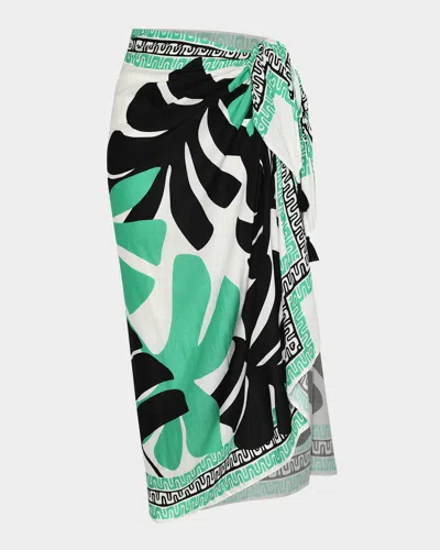 Sunshine 79 Monstera Pareo Coverup In Multi