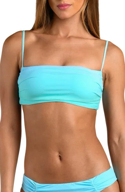 Sunshine 79 Ombré Illusions Overlay Bikini Top In Blue
