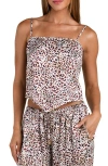 Sunshine 79 Paradise Heat Scarf Cover-up Top In Animal Print
