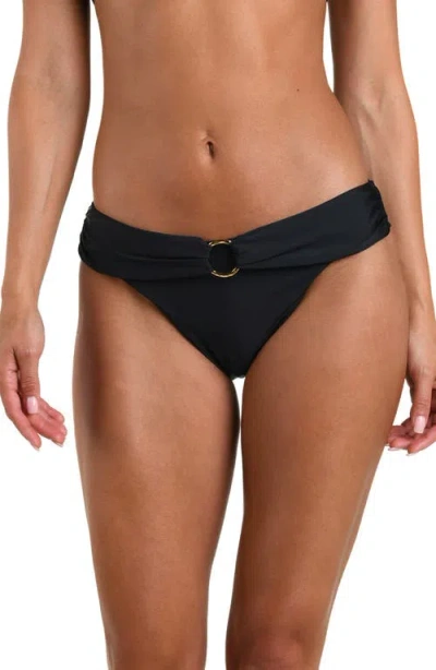 Sunshine 79 Ring Sash Bikini Bottoms In Black