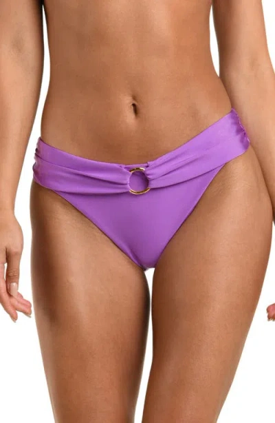 Sunshine 79 Ring Sash Bikini Bottoms In Purple