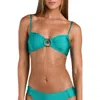 Sunshine 79 Ring Swim Top In Green