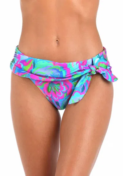 Sunshine 79 Sash Hipster Bikini Swimsuit Bottom In Swirltopia In Multi