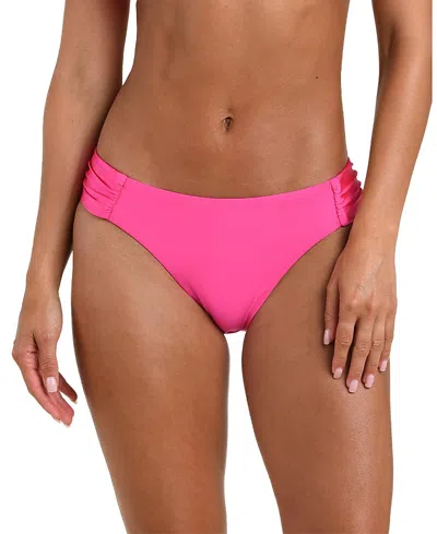 SUNSHINE 79 SOLID SHIRRED SIDE HIPSTER BOTTOM