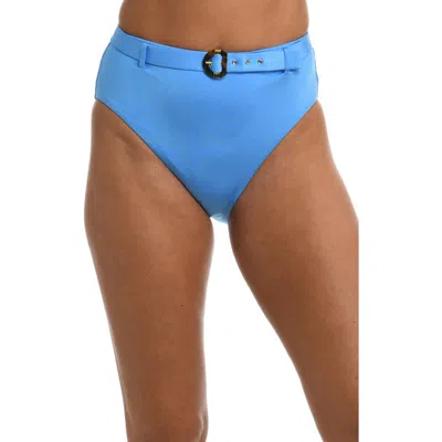 Sunshine 79 Solids High Waist Bikini Bottoms In Sky