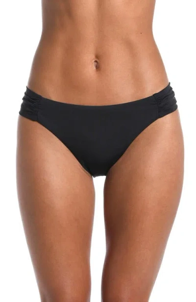 Sunshine 79 Solids Shirred Side Bikini Bottoms