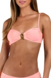 Sunshine 79 Gypset Lace-up Bralette Bikini Top