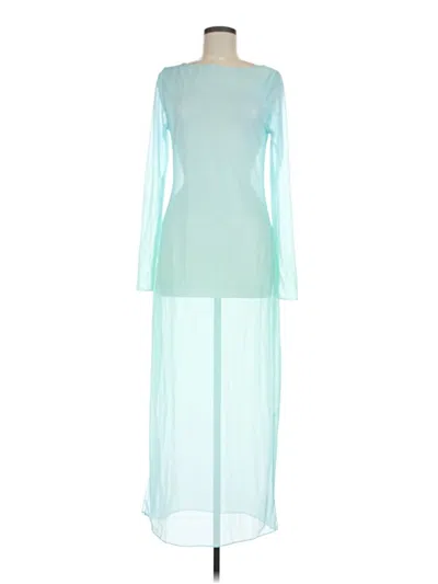 Pre-owned Sunshine 79 Swimsuit Cover Up In Teal