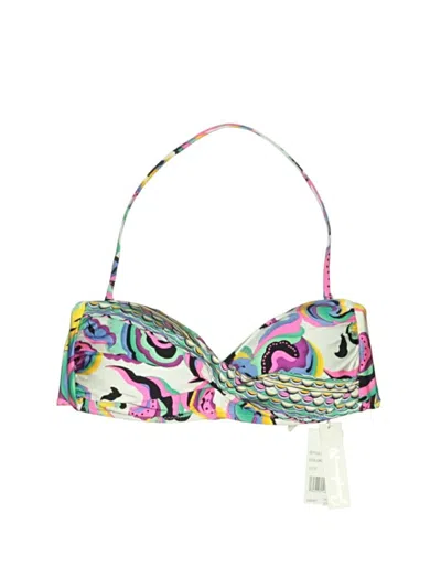 Sunshine 79 Swimsuit Top Purple Paisley Pattern Swimwear