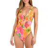Sunshine 79 Utopia Plunge One-piece Swimsuit In Multi