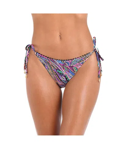 Sunshine 79 Women's Bottoms Swim Disco Dream String Tie Side In Multi