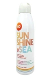 Sunshine & Glitter Sunshine & Sea Spf 50 Sheer Sport Antioxidant Sunscreen Mist