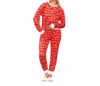Sunshine & Rodeos Ho Ho Ho Pajama Set In Red In Red