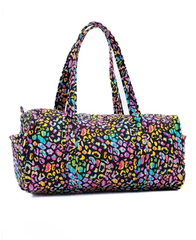 Sunshine Society Kids' Bright Animal Weekender Duffle Bag In Multi