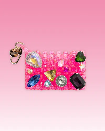 Sunshine Society Crown Jewel Cardholder, Pink
