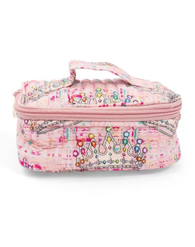 Sunshine Society Crown Jewel Jewelry Bag In Light Pink