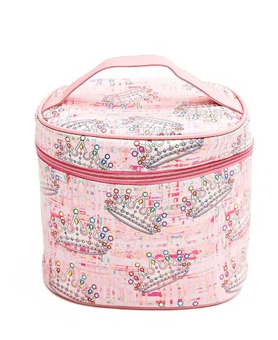 Sunshine Society Crown Jewel Toiletry Bag In Pink