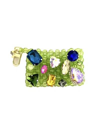 Sunshine Society Crown Jewels Cardholder In Green