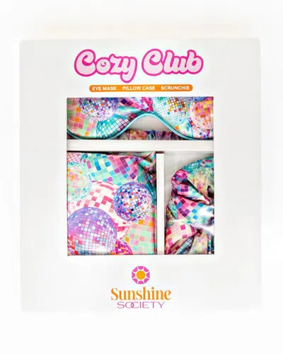 Sunshine Society Disco Queen Cozy Club Set In Multi