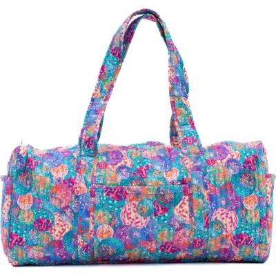Sunshine Society Disco Queen Weekender Duffle In Purple
