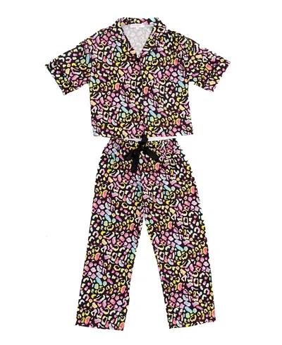Sunshine Society Girls' Bright Animal Silky Set - Little Kid, Big Kid In Yellow