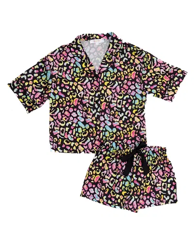 Sunshine Society Girls' Kids Silky Bright Animal Silky Set - Little Kid, Big Kid In Multi