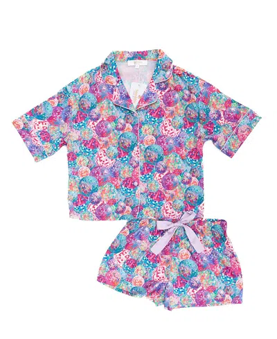 Sunshine Society Girls' Kids Silky Disco Queen Silky Set - Little Kid, Big Kid In Multi