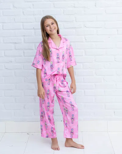 Sunshine Society Kids Nutcracker Silky Set, Pink