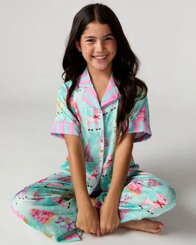 Sunshine Society Kids Prancer Silky Pant Set