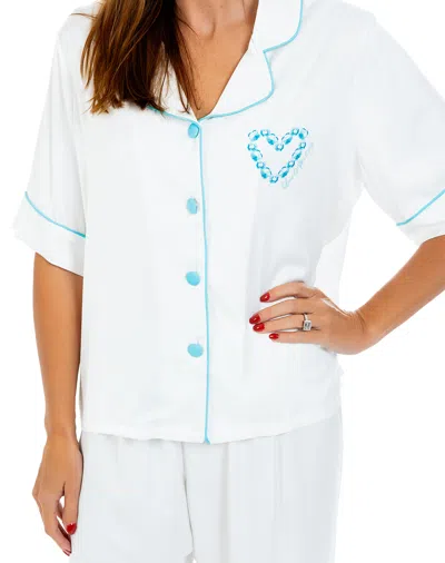 Sunshine Society Love After All Silky Pant Set, Bride In White