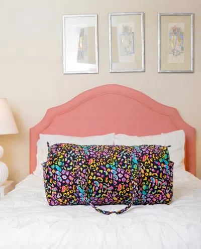 Sunshine Society Weekender Duffle, Bright Animal