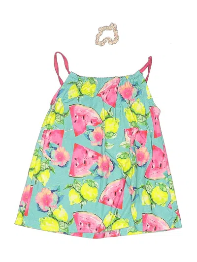 Pre-owned Sunshine Swing Kids' Sleeveless Blouse In Green