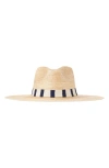 Sunshine Tienda Brenda Palm Straw Sun Hat In Brown