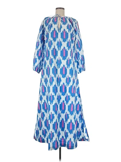 Pre-owned Sunshine Tienda Casual Dress In Blue