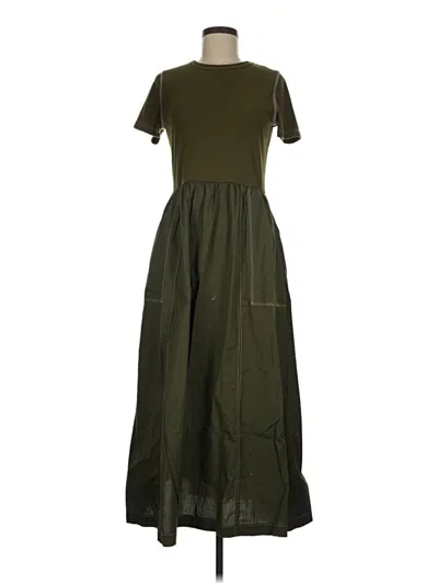 Pre-owned Sunshine Tienda Casual Dress In Green