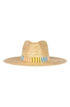 Sunshine Tienda Colorful Dreamer Palm Straw Hat In Multi