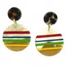 Sunshine Tienda Crayon Ornament Earrings In Tortoise In Multi