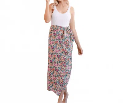Sunshine Tienda Flor Coconut Sarong In Multicolor