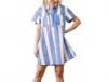 Sunshine Tienda Isla Cabana Stripe Getaway Mini Dress In Multi In Multi